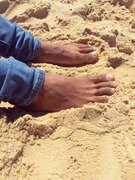 Photos de pieds : Mes petits pieds à la plage