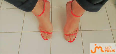 Photos de pieds : Mes pieds en talons