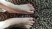 Photos de pieds : Les jolies pieds de ma femme 