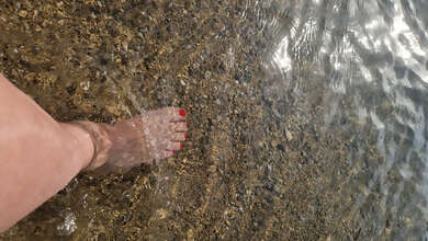 Photos de pieds : Sur la plage 