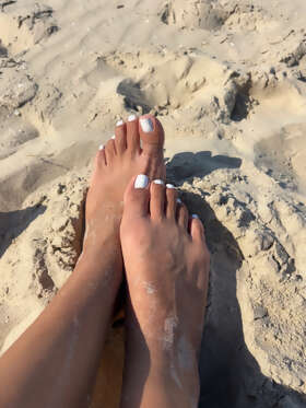 Photos de pieds : Mes pieds à la plage