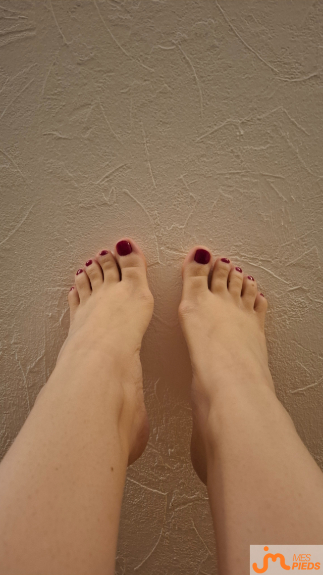 pieds de BrunetteSensuelle