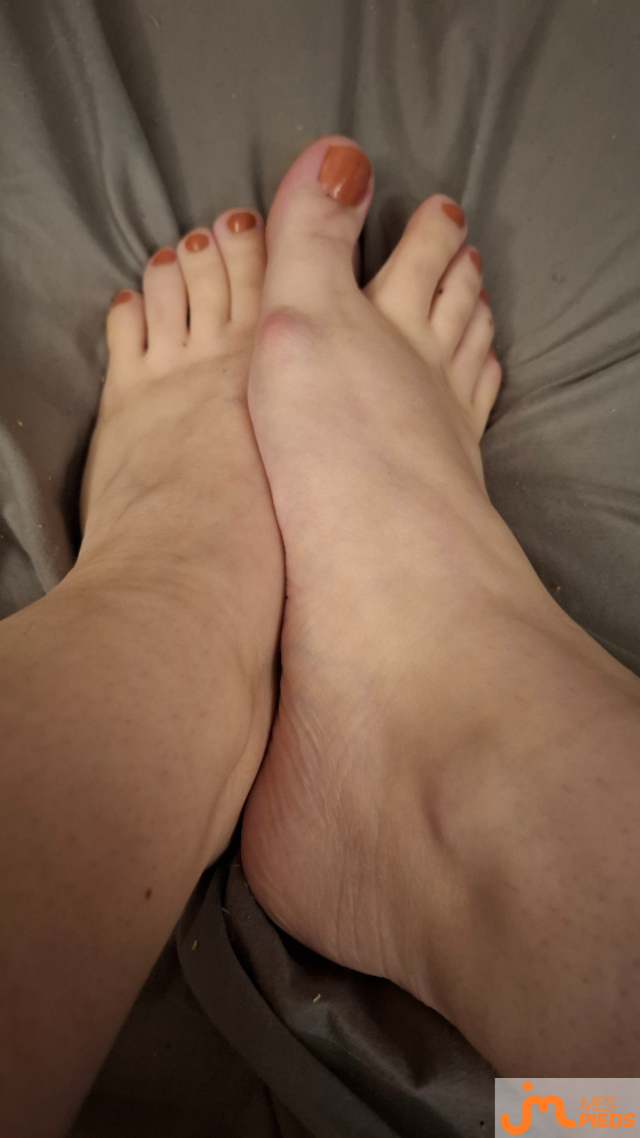 pieds de BrunetteSensuelle