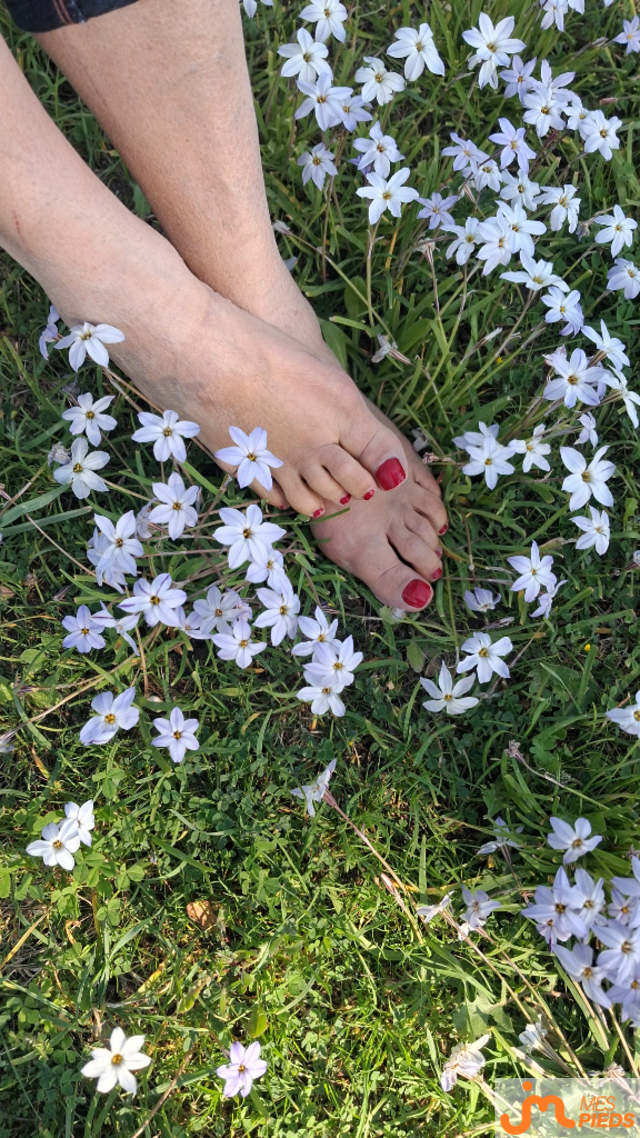 pieds de Mme florence