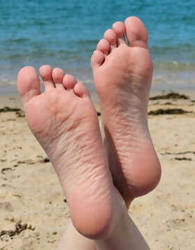 Photos de pieds : A la plage 