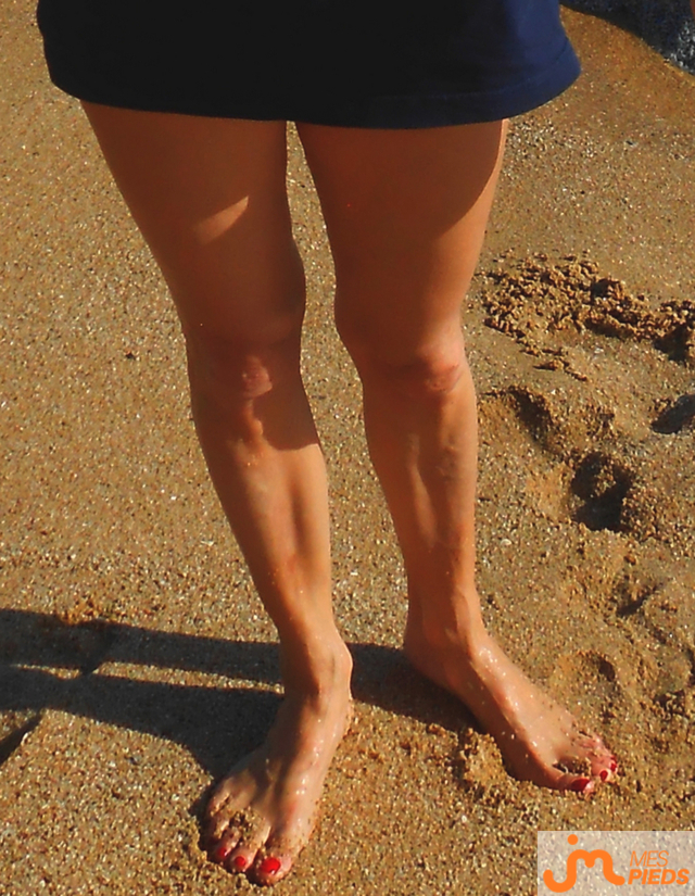 Photos de pieds : Premiers jours au soleil