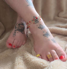 Photos de pieds : pieds tatou&eacute;s 